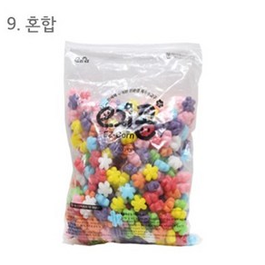 (OH) 이지콘 블록 모양콘 꽃 리필 500pcs, 혼합, 1개