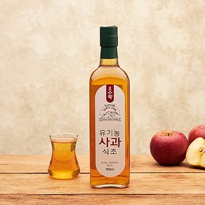 고스락 유기농 사과식초 /천연발효초, 2개, 750ml