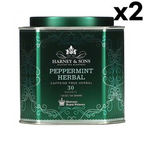 허니앤손스 페퍼민트 허브티 30개입 54g 2팩 Peppemint Hebal Tea, 2개