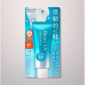 [대용량] 비오레 UV 아쿠아 리치 워터 리 에센스 85g (일반 제품의 1.7 배) 선크림 SPF50 + / PA ++++, 1개, 70g