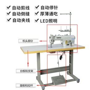 공업용 미싱 무소음 자수 타프 원단 주키 마대 본봉 핸드 기계 모터 준공업용 노루발 재봉틀 부자재, 2. 컴퓨터 플랫 카 3 자동 세트, 컴퓨터 플랫 카 3 자동 세트