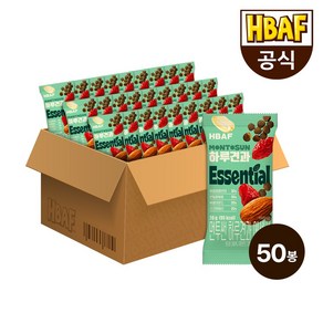 [HBAF] 바프 먼투썬 하루견과 에센셜 50입 (20gX25봉), 1박스
