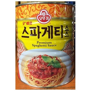 [오너클랜] 업소용 식당 식자재 재료 오뚜기 스파게티소스 3kg, 1개