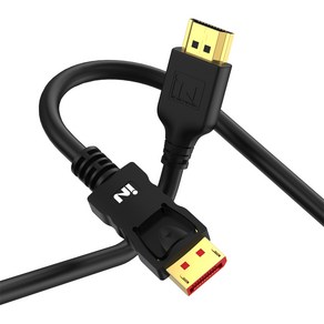 인네트워크 4K 60Hz DP 1.2 to HDMI2.0 케이블 3M IN-DH6030 디스플레이포트 입력 HDMI 출력 금도금커넥터 DisplayPot, 1개