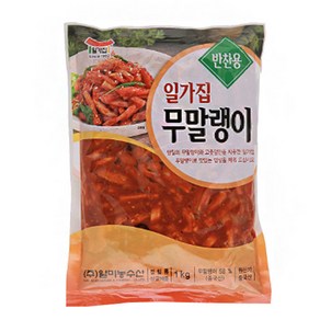 일가집 무말랭이 무침 1kg, 2개