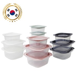 [국내생산] 온더밥 전자레인지용 냉동국 용기 냉동밥 용기 500ml x 8개