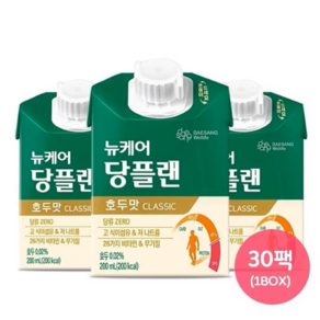 뉴케어 클래식 당플랜 호두맛 환자식 균형영양식 최근제조 200ml 30팩, 1개, 30개