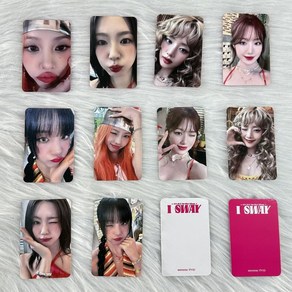 국내배송 (G)I-DLE 여자아이들포카 am1.0 스페셜 카드 앨범 굿즈 특전 카드 꿀벌 강아지 폴라로이드 포토카드 10장 15장 25장