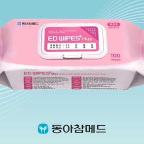 MH헬스케어 ED wipes PLUS 소독티슈, 1개, 100매, 100g