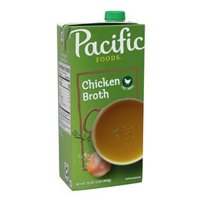 Pacific Foods Fee Range Chicken Both 32oz 12-pack Pacific Foods 프리 레인지 치킨 브로스 32온스 12팩, 12개, 946ml