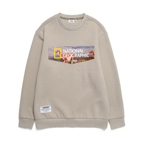 매장정품 내셔널지오그래픽 NATIONALGEOGRAPHIC N223USW920 폴하스 빅 로고 맨투맨 티셔츠 OAK BEIGE N223USW920511 1748123