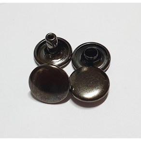 20SET 양면징 가시메 리벳 알 5mm~ 13mm, 흑니켈, 13미리 20SET, 20개