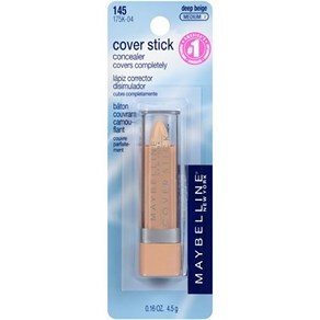 Maybelline Cove Stick Conceale Deep Beige [145] 0.16 oz (Pack of 2), 1개