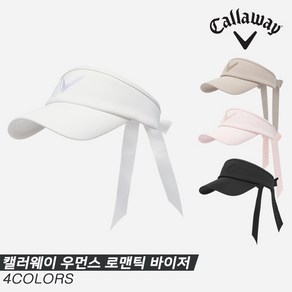 [캘러웨이코리아정품]2023 캘러웨이 우먼스 로맨틱 바이저(WOMENS ROMANTIC VISOR) 골프모자[4COLORS][여성용]