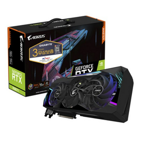 기가바이트 AORUS 지포스 RTX 3080 Ti 그래픽카드 Maste D6X 12GB (피씨디렉트)