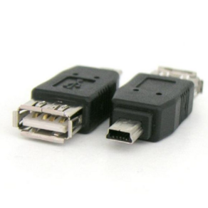 USB변환케이블 U9387 Coms USB 2.0 Type A젠더 - 미니 5핀mini, 본상품, 1개