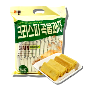 사무실영양간식 미룡 크리스피롤 곡물과자 대용량포장, 650g, 1개