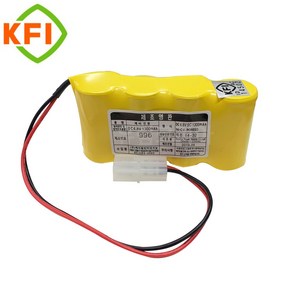 제이엔에스 소방배터리 4.8V SC1300mAh(1x4)-H23S 예비전원, 1개, 1개입