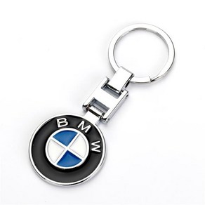 BMW 금속 엠블럼 스타일 블랙 키링 자동차 오토바이 액세서리 패션 선물 e90 g26 e60 e46 f10 f30 e39 e, 01 bmw yuan kou, 한개옵션1