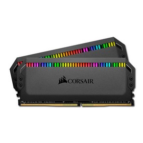 [CORSAIR] 커세어 DDR4 16G 25600 CL16 Dominato Platinum RGB AMD (8Gx2), 2개