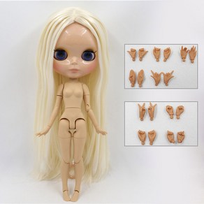 관절 인형 ICY DBS 블라이스 16 bjd 장난감 바디 황갈색 피부 반짝이는 얼굴 DIY 커스텀 30cm, 6) naked doll, 1개, naked doll 9