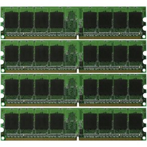 PC 데스크톱용 새로운 4GB 4x1GB DDR2 PC25300 667MHz RAM 메모리, 4개