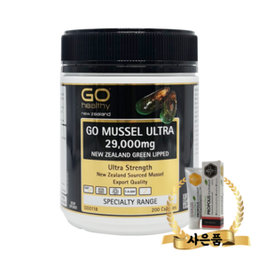 뉴질랜드 고헬씨 초록입홍합 울트라 29000 GO HEALTHY MUSSEL ULTRA 29000 200캡슐, 1개, 200정