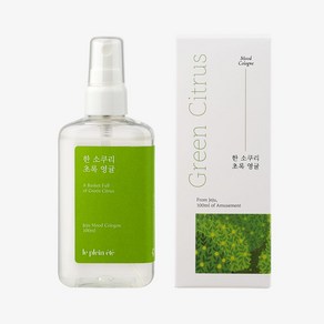 르플랑 한소쿠리 초록영귤 무드 코롱 100ml, 본상품선택, 1개