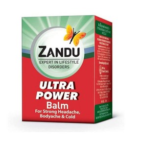 Zandu Ulta Powe Balm  Fo Pain Relief fom Stong Headache Bodyaches & Cold  Vicks Vipoub, 3개, 25ml