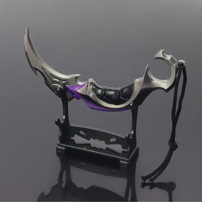 집화방풍 가스렌지링가드 화구바람막이 발로란트 무기 근접 리버 Karambit 칼 15cm 금속 게임 주변 카타나 검 언컷 블레이드 장식품 소년 장난감 선물