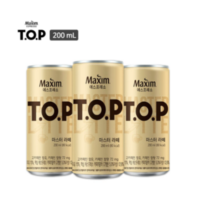 TOP 맥심 T.O.P 마스터 라떼, 175ml, 30개