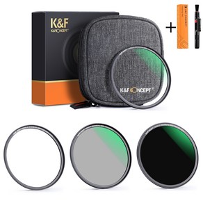 K&F 77mm NANO-X 마그네틱 필터 세터 (ND1000/CPL/UV) / 클리닝펜 / 8K AGC Glass / Magnetic Filter Set + Pen