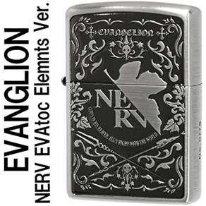 [ZIPPO] 지포오일 라이터 에반게리온 NERV EVAtic Elements Ve. 네르프 마크