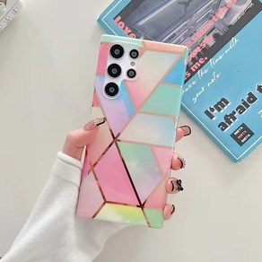 쁘띠마켓 골드 대리석 마블 아이폰 갤럭시 풀커버 실리콘 케이스