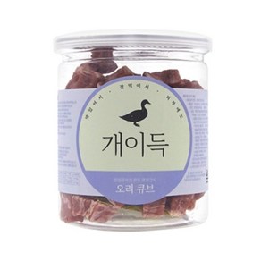 개이득 오리 큐브 200g / 천연콜라겐 강아지 간식, 1개