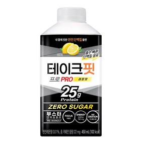 테이크핏 프로 레몬맛 450ml X 6입 운동 음료, 6개