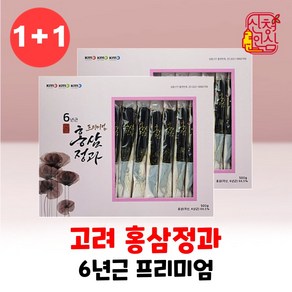 [1+1] 동진제약 6년근 프리미엄 홍삼정과 500g 500g, 2박스