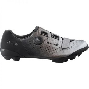 [관부가세포함] Shimano 시마노 RX8 그래블 자전거 신발 - 남성용, Silve, 44.5 EU