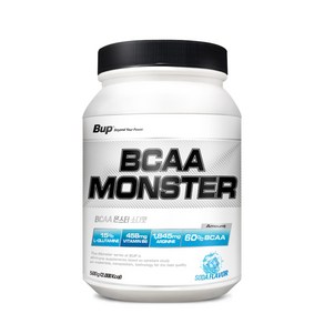 BUP BCAA몬스터 소다맛 류신 아미노산 헬스보충제 BCAA, 500g, 1개