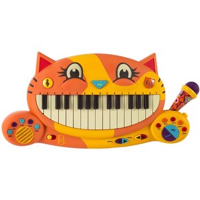 [브랜드B] 스마일 고양이 피아노 B. Toys Inteactive Cat Piano - Meowsic, 1개