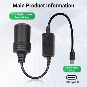 담배 라이터 소켓 USB 수-암 어댑터 변환기 자동차 전자 액세서리 5V 2A 12V, 01 A