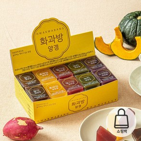 [화과방] 큐빅양갱 (40g x 30개입) + 쇼핑백, 1세트