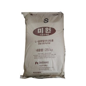 대상 S 미원25kg 1포 S 스몰업소용 식품제조용미원, 1개, 25kg