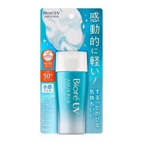 비오레 UV 아쿠아 리치 워터리 젤 SPF50+PA++++ 70ml, 비오레 UV 아쿠아 리치 워터리 젤 SPF50+PA++, 1개
