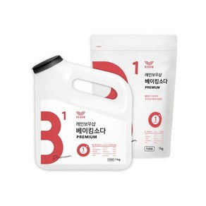 레인보우샵 베이킹소다 프리미엄 왕톡톡이 리필세트 (1kgx1), 1개, 1kg