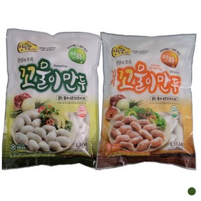 아하식품 꼬물이고기만두1350g+ 꼬물이김치만두1350g *2봉, 1.35kg, 2개