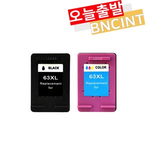 HP 63 XL 호환 대용량 프린터 잉크, 컬러 63XL C, 1개