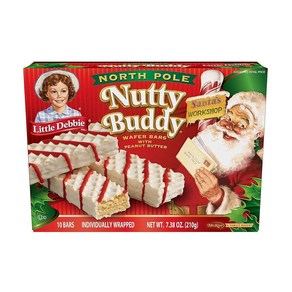 Little Debbie Noth Pole Nutty Buddy 웨이퍼 바 209.2g7.3온스 199756, 1개, 210g