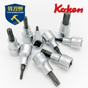 [KOKEN]코켄 별비트 핸드소켓 1/2인치 12.7mm 4025-60(T) T20~T80, T60, 1개