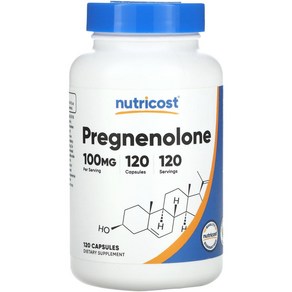 뉴트리코스트 프레그네놀론 Pegnenolone 100mg 120정, 100 mg, 1개